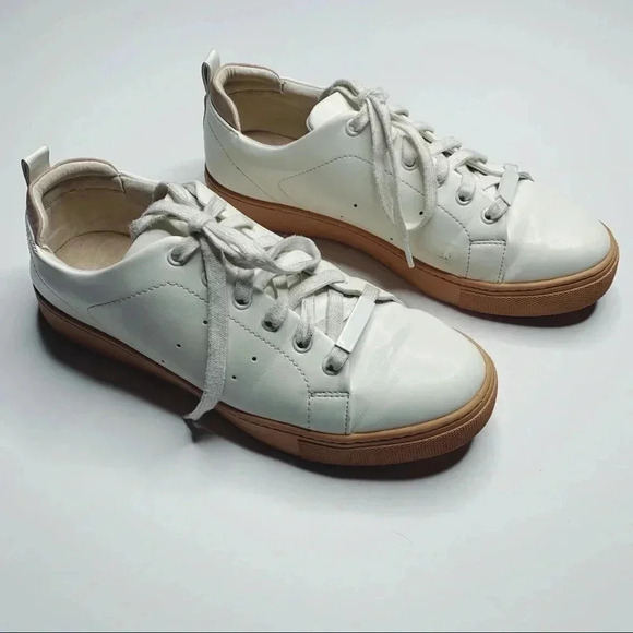 Aldo White Leather Sneaker - Picture 3 of 8